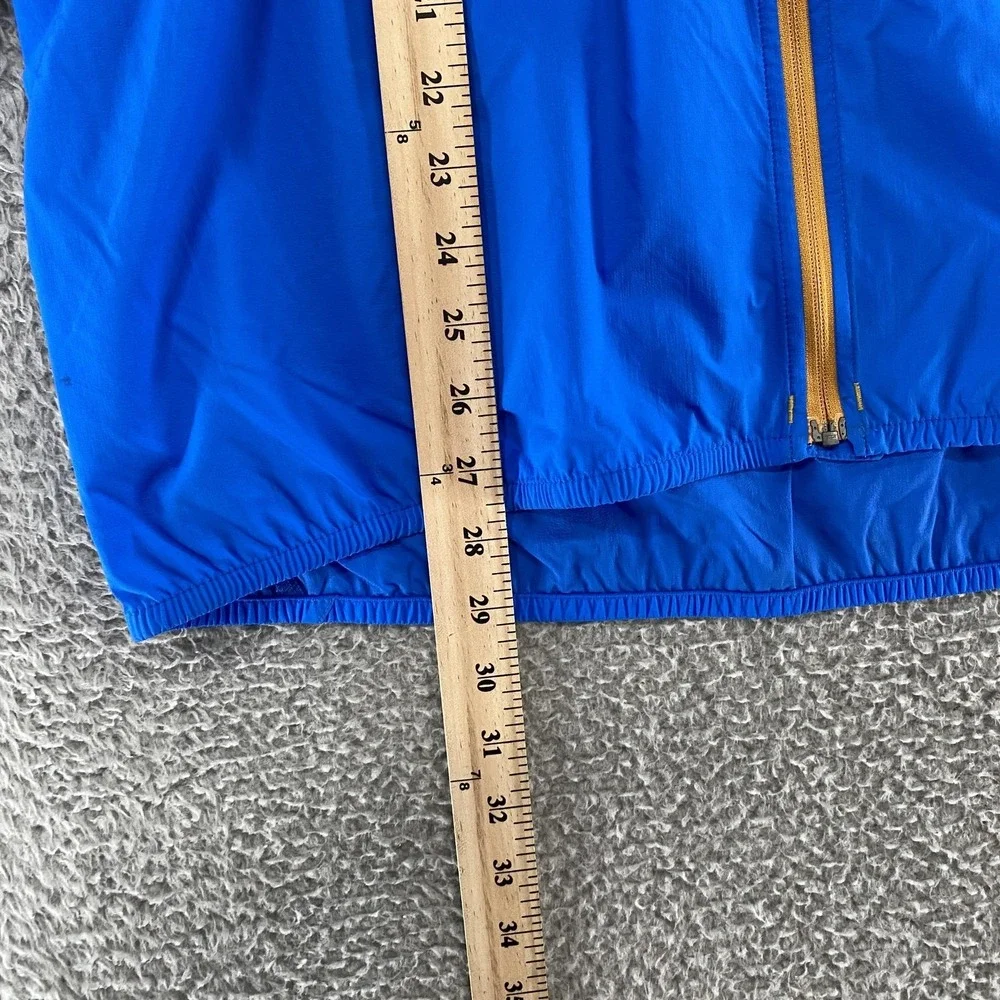 Salomon‎ Clima Wind Jacket Mens Large Blue Lightweight Running Full Zip